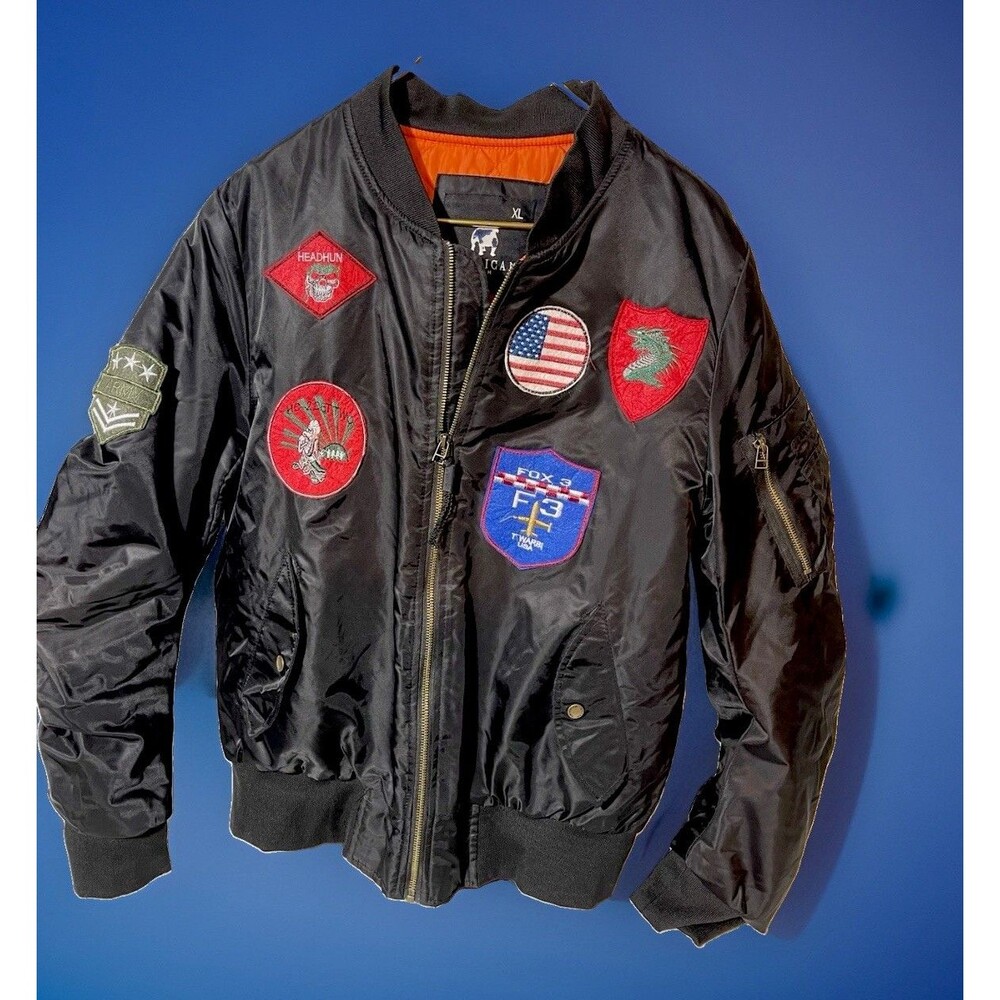 American Stitch Bomber Jacket Sz XL #0469